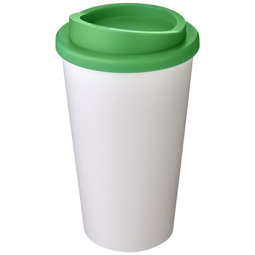 Gobelet publicitaire isolant 350ml Americano® Blanc / Vert